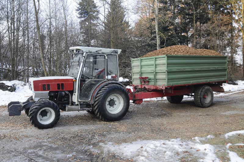 transport des granules de bois